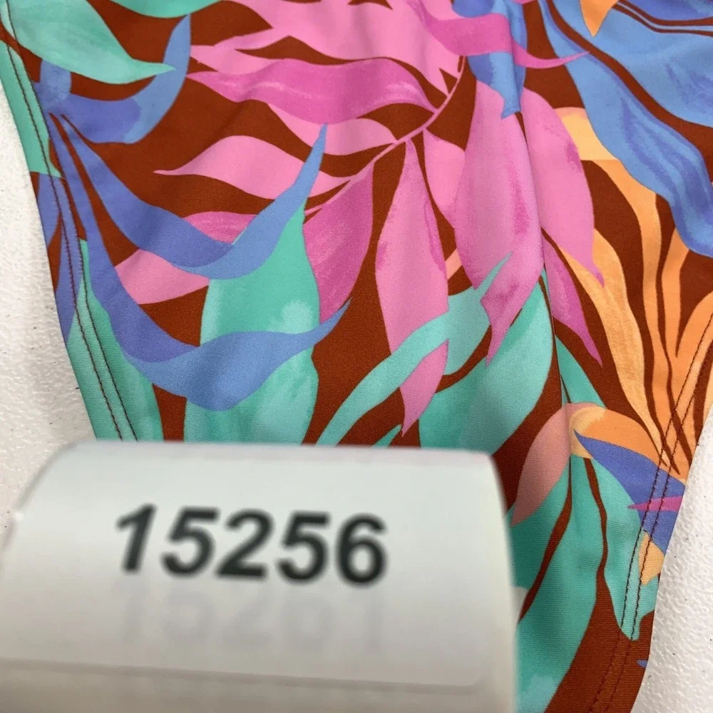 Salt & Cove Junior's Swim Bikini Bottom XL Looped Side Scooped Tropical Floral